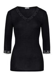 Hanro Woolen Lace 3/4 Sleeve Shirt
