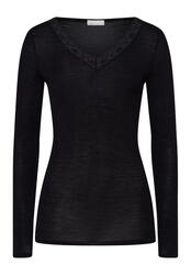Hanro Woolen Lace longsleeve
